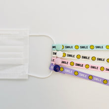 Load image into Gallery viewer, Smiley Face Mask Lanyard (1 cm width)
