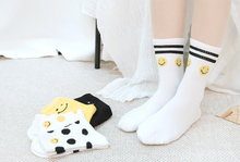 Load image into Gallery viewer, Cute Smiley Face Socks, Fashion Crew Socks for Womens
