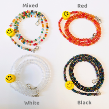 Load image into Gallery viewer, Smiley Face Beads Mask Chain Holder
